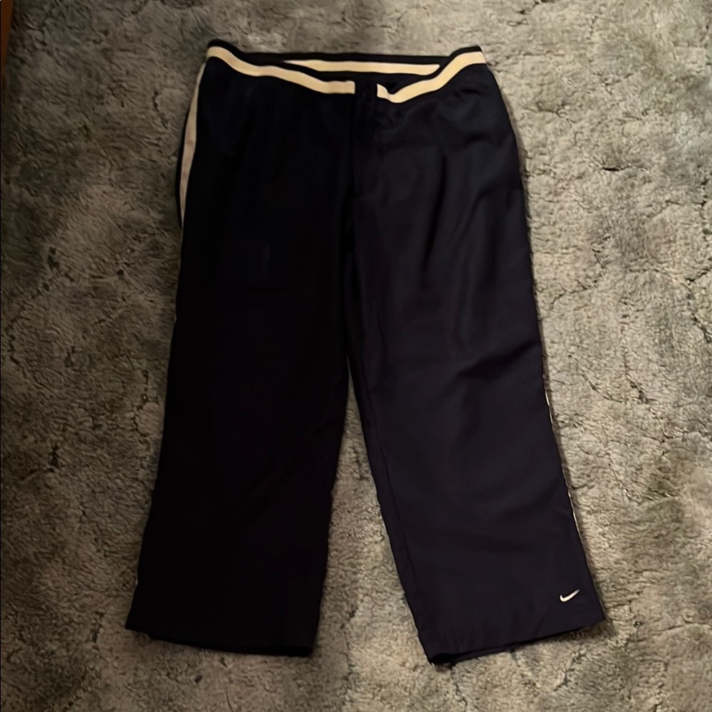 Nike navy & tan Track Pants